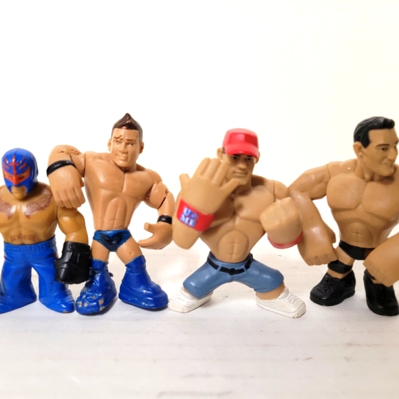 WWE Rumblers Figures Ray Mysterio John Cena - Picture 2 of 5